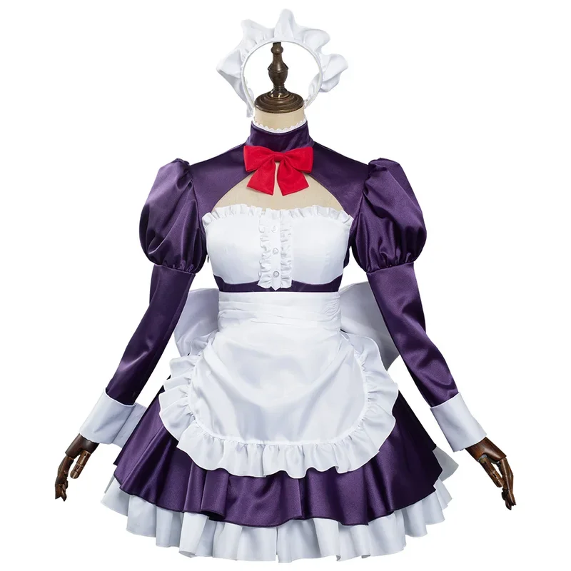 

Anime High Rise Invasion Cosplay Maidfuku Kamen Cosplay Costume Maid Dress Outfits Halloween Carnival Suit