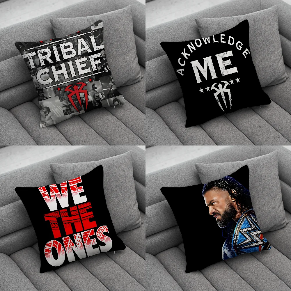 

Roman Reigns We The Ones Pillow Case Soft Cushion Cases for Farmhouse Sofa Decor Home Decorations and Protector