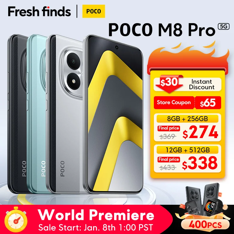 �y�Z�[�����z�y���E�����J�zPOCO M8 Pro 5G �X�}�[�g�t�H�� �O���[�o���� Snapdragon 7s Gen 4 6.83�C���` 1.5K 120Hz�f�B�X�v���C 6500mAh�o�b�e���[ 100W NFC