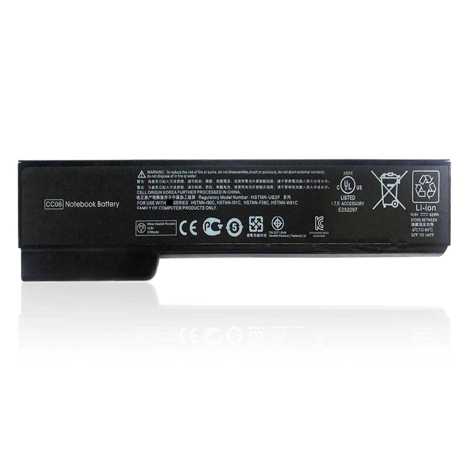 YOOFAN CC06 Battery For Hp ProBook 6460b 6470b 6560b 6360b 6465b 6475b 6565b EliteBook 8460p 8470p 8560p 8460w 8470w 8570p