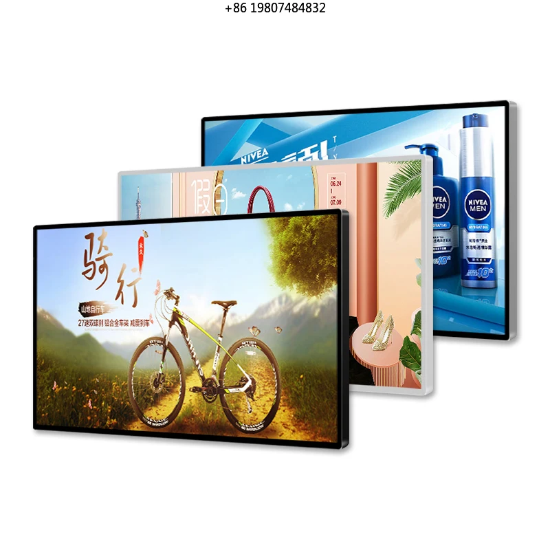 

Restaurant & Cafe 65 Inch Interactive Kiosk 4K Touch Screen Wall Mount Android CMS for