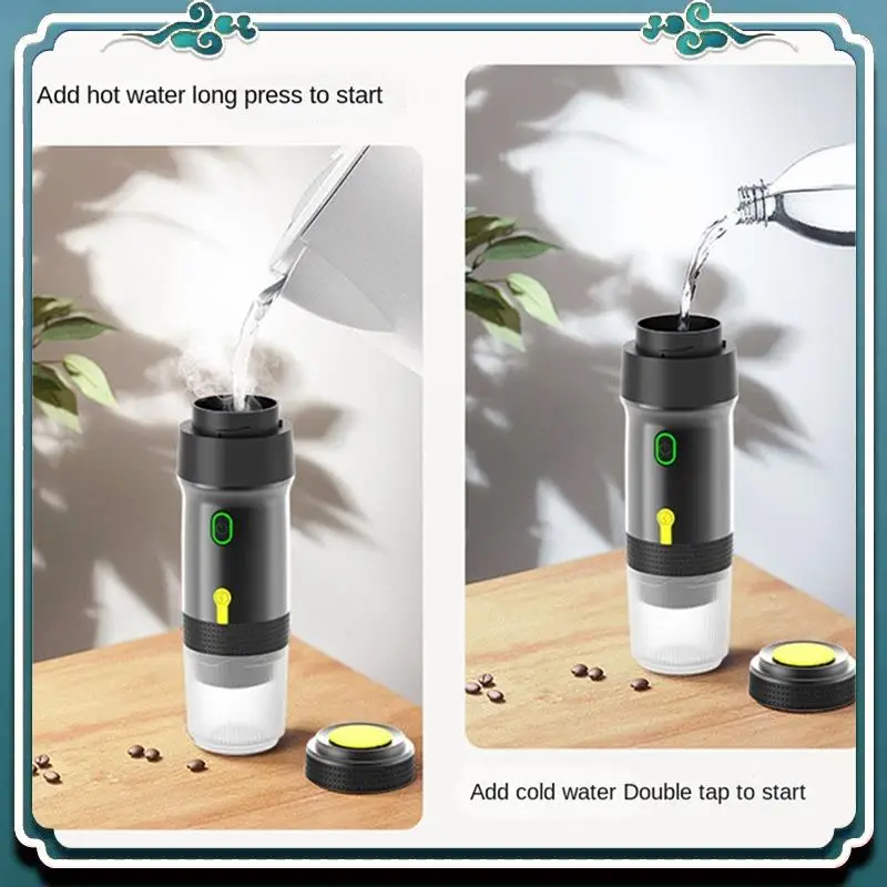 

Премиум 60 мл портативная итальянская эспрессо-машина Expresso кофеварка электрическая эспрессо-машина для кемпинга, путешествий, автофургона, офиса