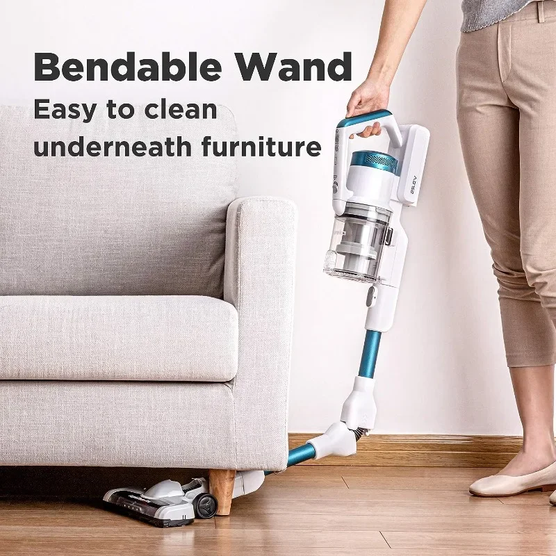 Cordless Stick Vacuum Cleaner Convenient for Hard Floors, Rechargeable Handheld Vacuum Cleaner Portable