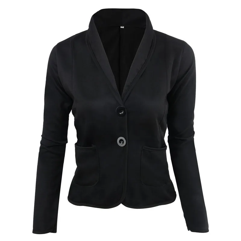 Blazer curto de peito único feminino, blazer de algodão, monocromático, amarelo, ternos de escritório, plus size, S-6XL, 2023