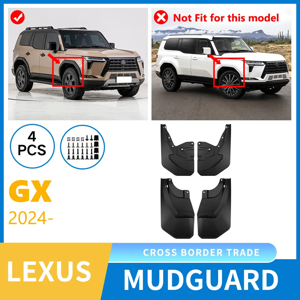 

Mudguard is suitable for Lexus GX 2024 car front and rear tire mudguard modification