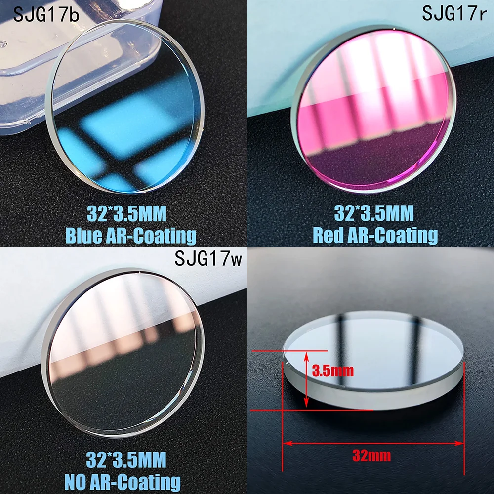 32mm*3.5mm Flat Sapphire Glass Watch Glass Fits SRP773 SRP777 62MAS SPB051 SPB053 SNA411 SNA225 Watch Glass Replacement Mod Part