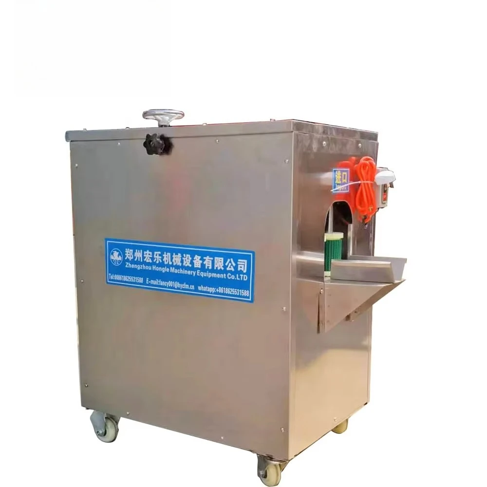 Visceral removal descaling machine