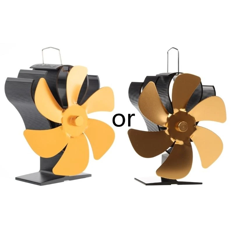 

E74E Eco-friendly Fireplace Fan Heat Powered Stove Stove Fan for Wood Burning