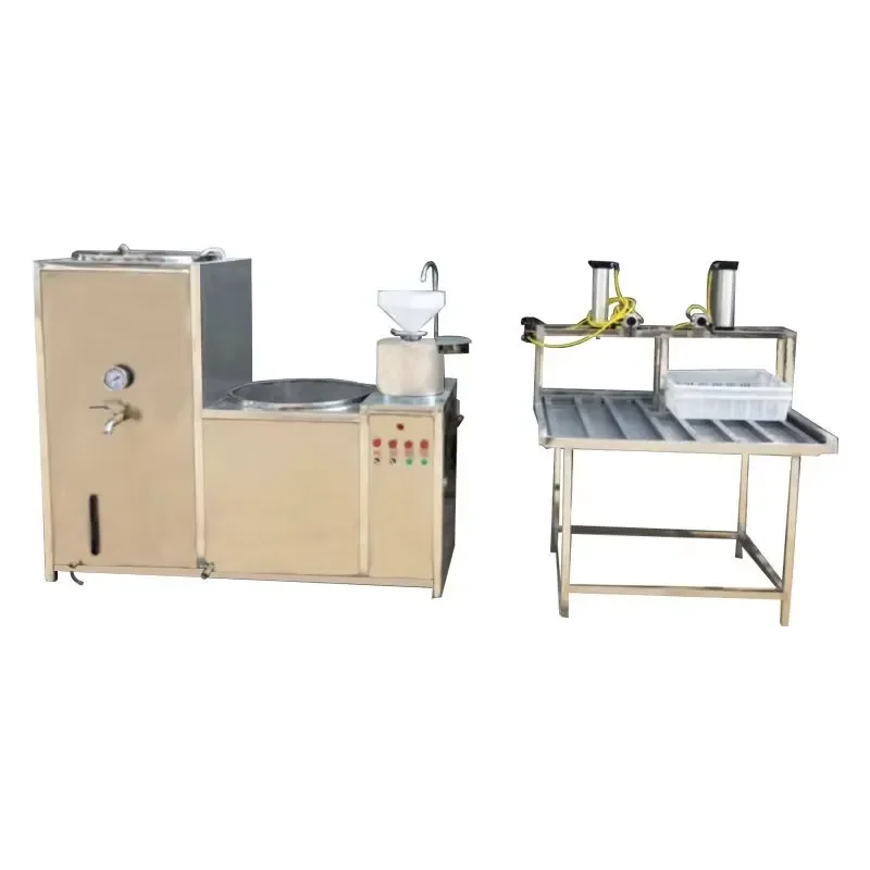 for Tofu Cutting Machine Soya Milk Paneer Making Machine Soybean Tofu Grinding Extruder Bean Curd Making Machine