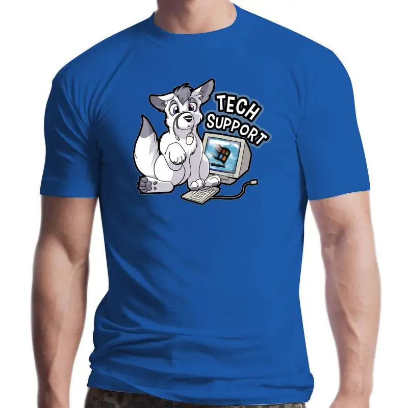 

New Tech Support T Shirt Furry Furrie Furrys Furries Dog Doggo Canine Wolf Cute Adorable