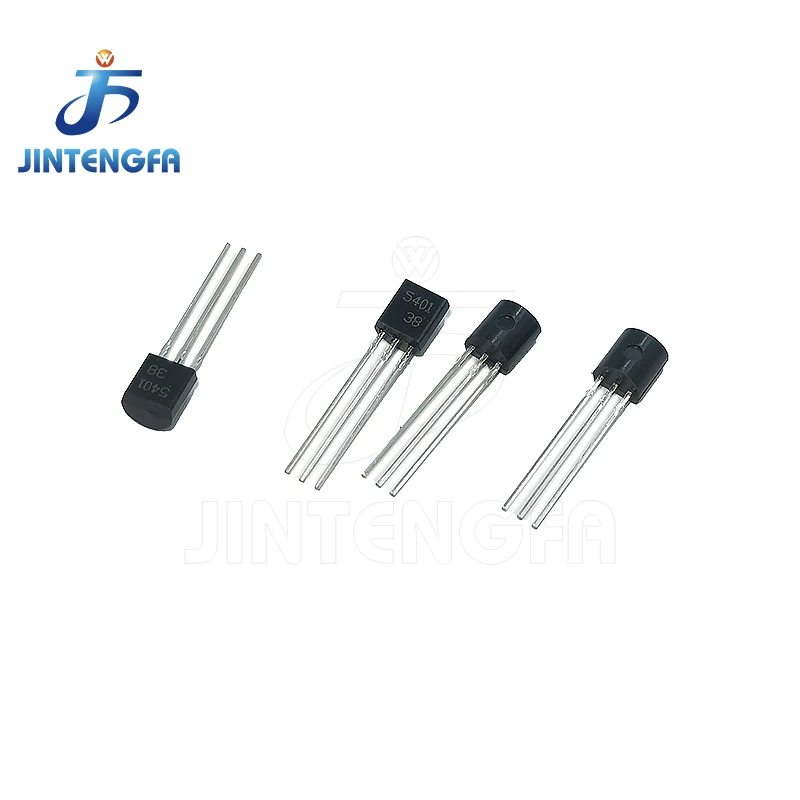 25PCS/Lot triode 2N5401 2N5551 TO92 NPN PNP power switch transistor in line with new stock 5401 5551 TO-92