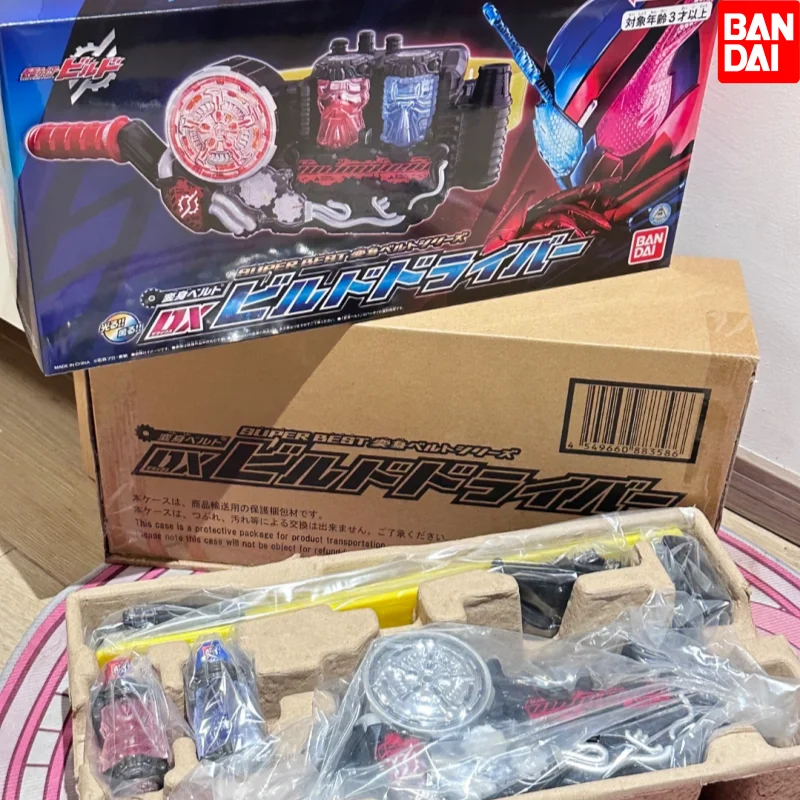 

Original Genuine Bandai Dx Kamen Rider Build Driver Belt Reissue Edition With Hazard Trigger Set Model Kits Gift For Boy Girl