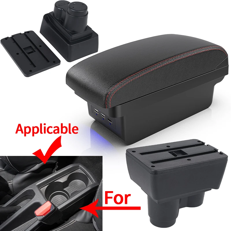 For Renault Duster Armrest For Dacia Duster Armrest Box 2019 2020 2021 2022 2023Center Console Storage Box Decoration Accessorie