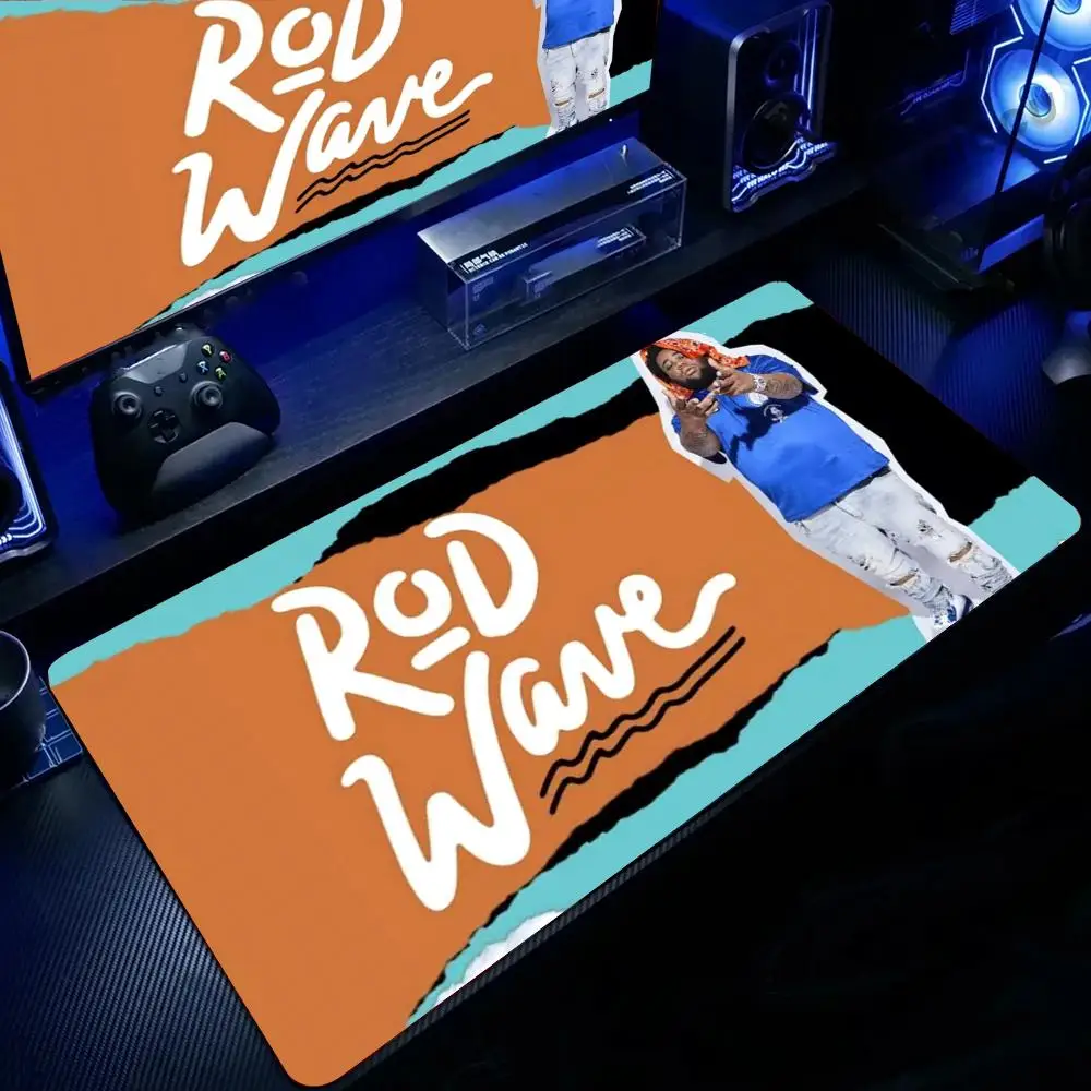 

Rapper Singer R-Rod Wave Mouse Pad Mousepad Large Gaming Mouse Pad LockEdge Thickened Computer Keyboard Table Desk Mat