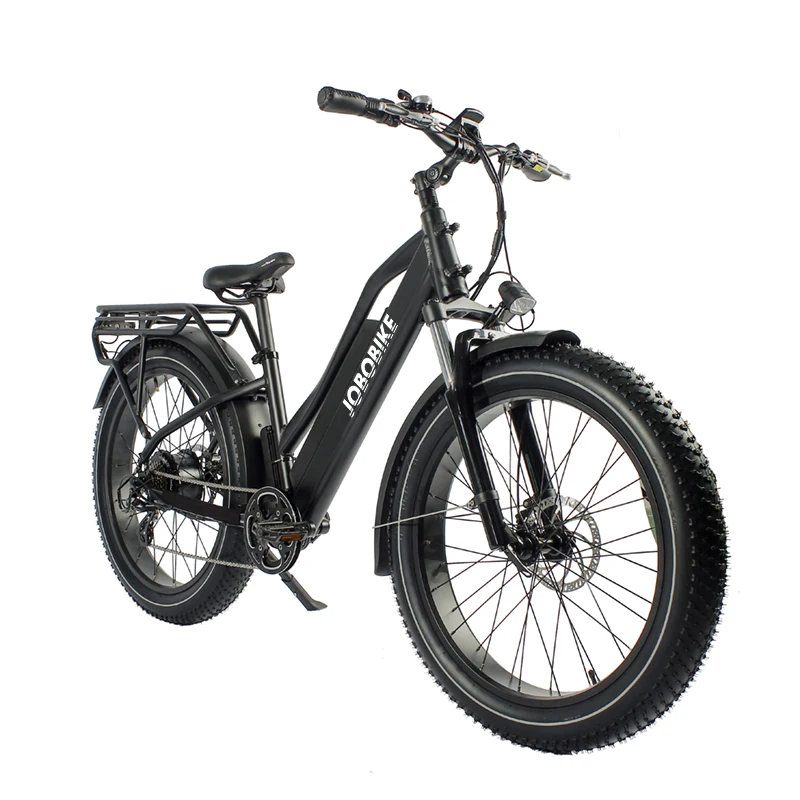 

STLF EU Factory 26inch Electric Fat Tyre Bike Big Power 48V 750W Road City Electric Hybrid Bike