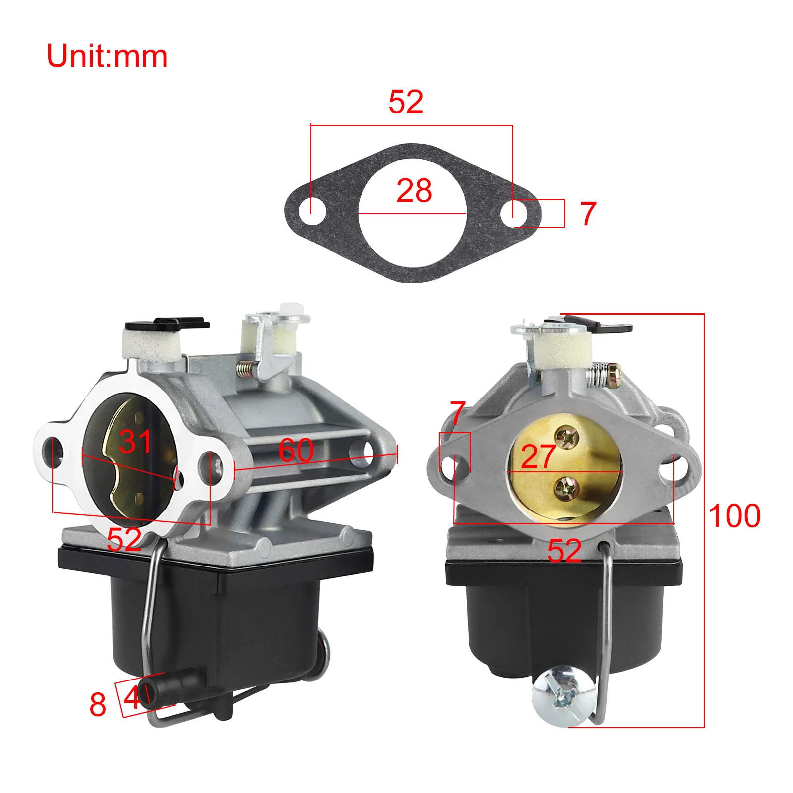 Carburetor Carb for Tecumseh  13HP 13.5HP 14HP 15HP OHV110 OHV115 OHV120 OHV125 OHV130 OHV135 Lawn Mower MTD Yard Engine 640065A