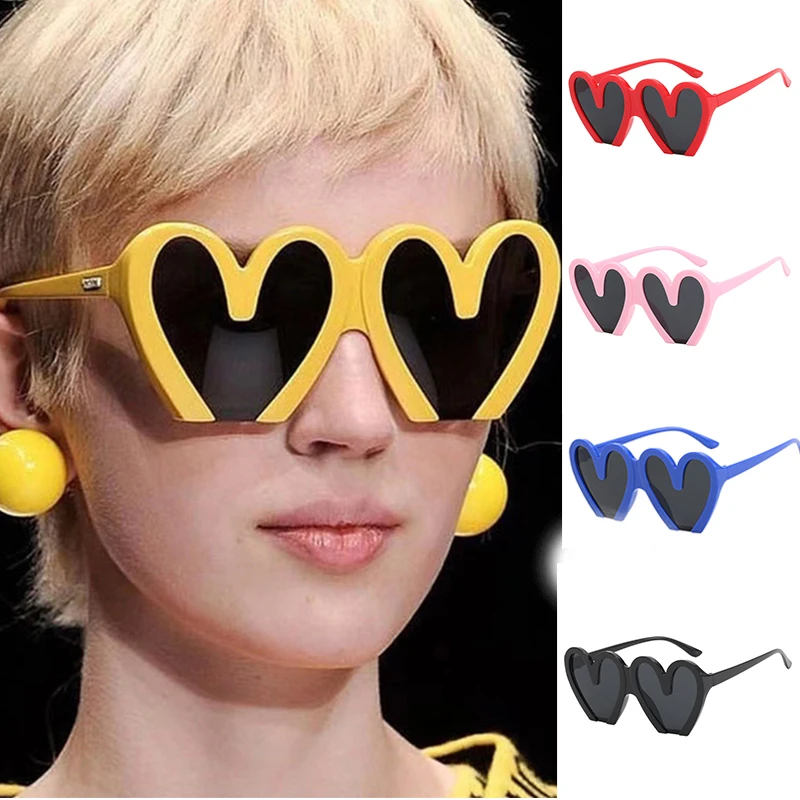 

New Fashion Vintage Sunglasses Women Men Heart Core Sun Glasses Female Retro Cute Elegant Male Eyewear Eye Glasses Sunglasses