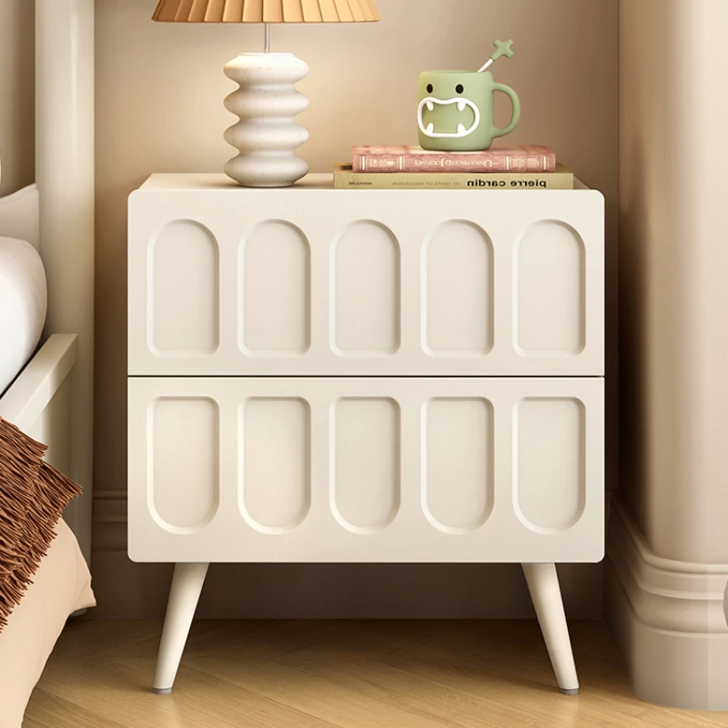 Nordic Cream Style Childrens Nightstands Creative Minimalist Luxury Children Nightstand Bedside Storage Muebles Furniture WZ50CN