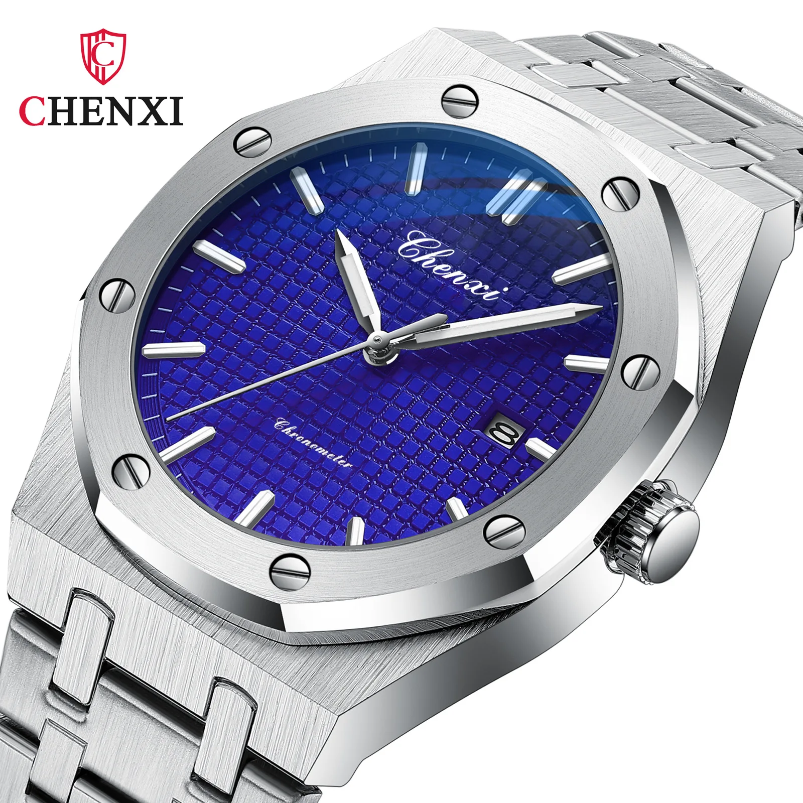 CHENXI 8248 Chronograph Date Business Waterproof Men's Watch