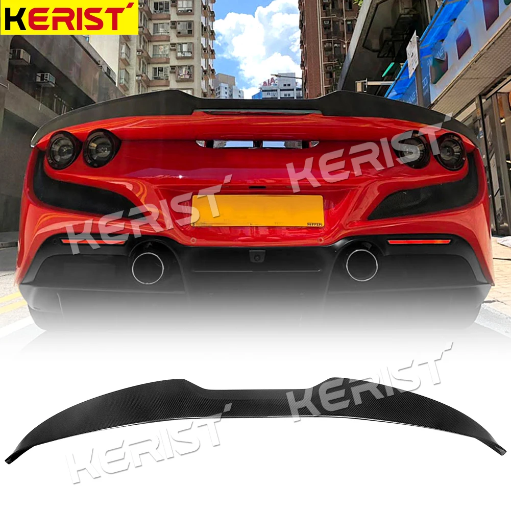 

Real Carbon Fiber Rear Trunk Wing Spoiler Lip Wing For Ferrari F8 Tributo Spider 2019-2023