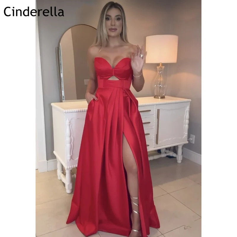 

Famouse Deigner Prom Dresses Sweetheart A-Line High Quality Satin Prom Dresses With Lace Up Back vestidos de fiesta de noche