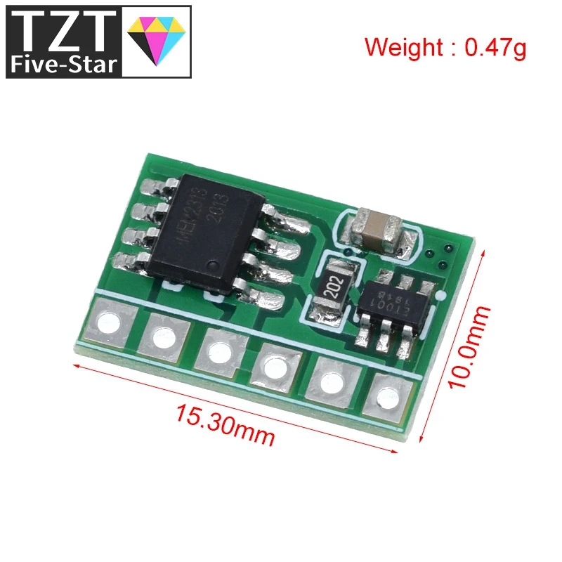 TZT 6A DC 3V 3.3V 3.7V 5V Electronic Switch Latch Bistable Self-locking Trigger Board for LED Motor Driver Solar Lithium battery