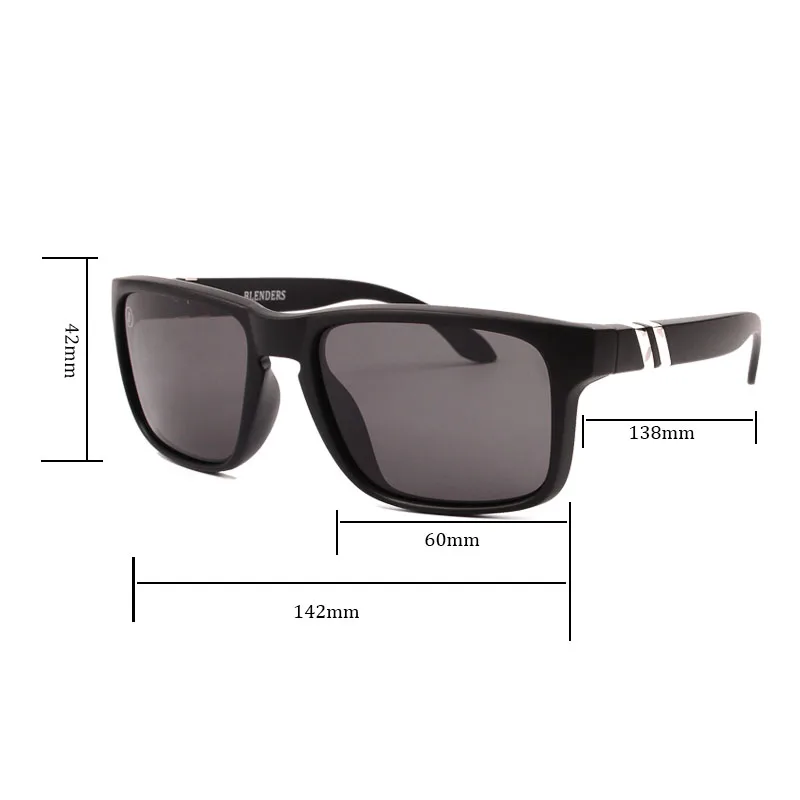 blender square women men Sunglasses Men Polarized UV  Eyewear Vintage Fashion Square Men's Sun Glasses B8801