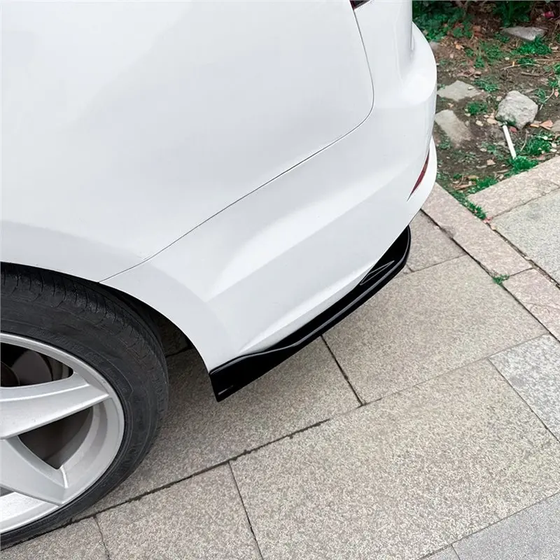 Rear Bumper Diffuser Side Splitter Trim Accessories For A5 F5 Sline 2017-2020 Rear Spoiler Lip Cover