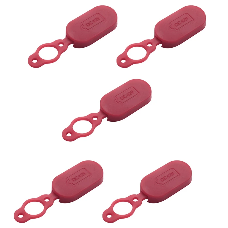 5Pcs Charging Port Dust Plug Rubber Case For Xiaomi Mijia M365 Electric Scooter Hole Cover Replacement Accessory