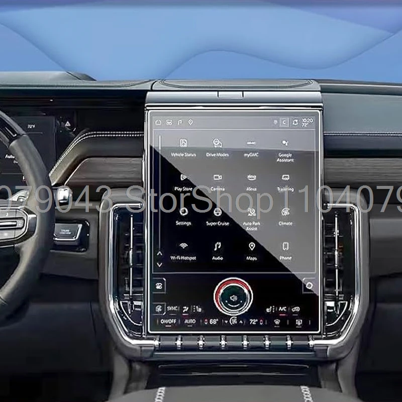 

Tempered glass Screen protector For GMC Yukon 2025 16.8-inch car gps radio infotaniment anti-scratch film interior accessoroes