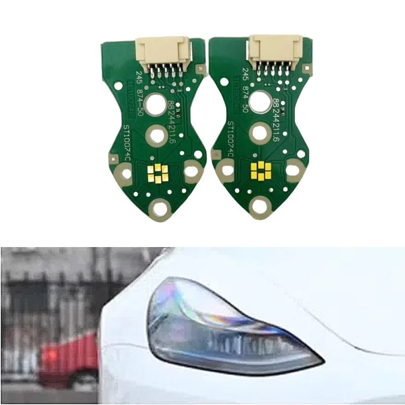 

White Light for Tesla Model 3 Model Y 2021-2023 Car Headlights DRL Chip Ballast Circuit Board Light Source Board Chip