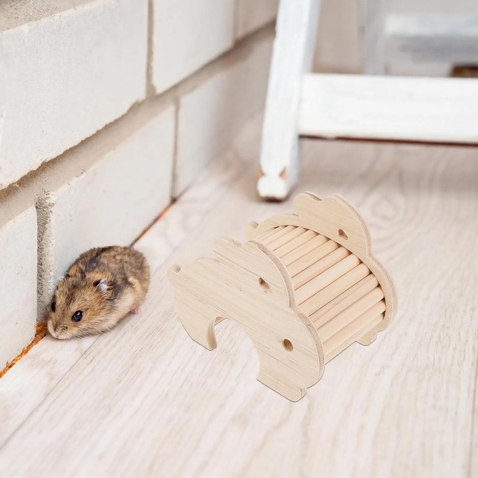 Hamster-Kaninchen-Hütte, verschleißfestes Versteck, Rattenhaus aus Holz, der Haushaltskäfig, Eichhörnchen-Häschen-Spielzeug