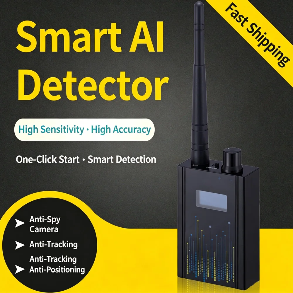 rivacy Security Detector Anti‑Spy RF Signal Hidden Camera Scanner Bug GPS Tracker Detector Wireless Scanner for Hotel Travel Cam