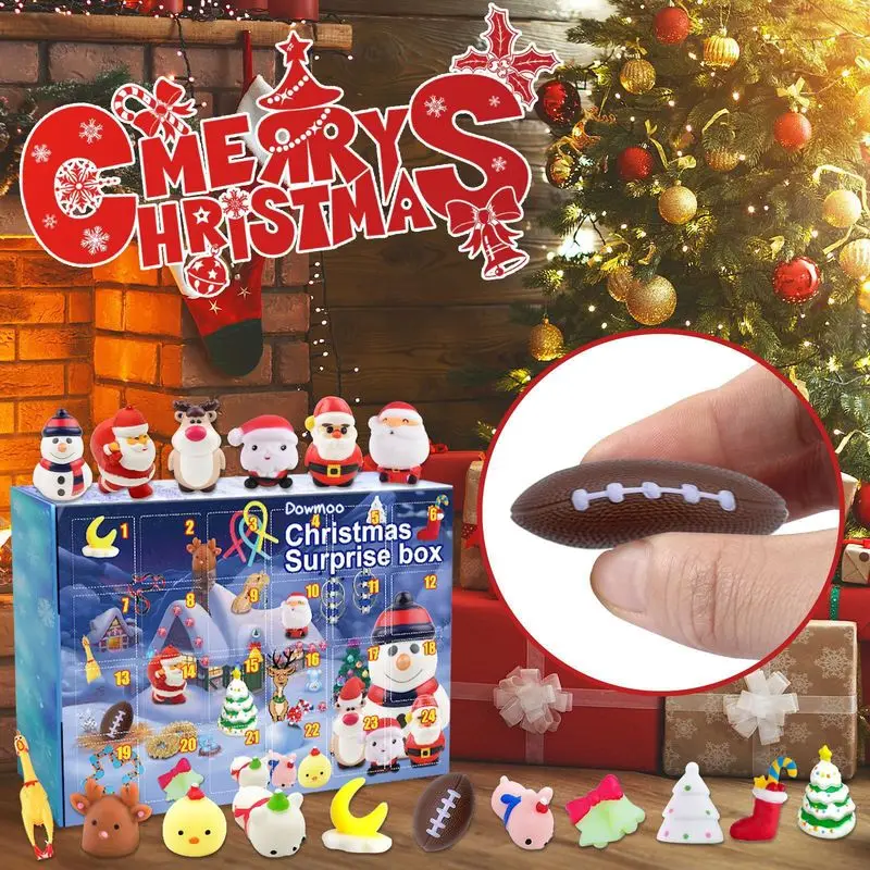 Nieuwe Kerst Verrassing Blinde Doos Kerst Kinderen Verrassing Cadeau 24 Raster Gok Speeltje Leuke Gepersonaliseerde Creatieve Blinde Doos Speelgoed