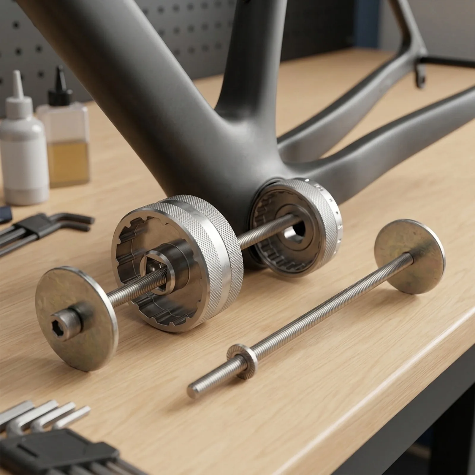 12 Notch 50.4mm Compatibility Tool for raceface 2 In 1 Tool Bicycle Axle Tool Securely Installs Bushing for torque Key Drive