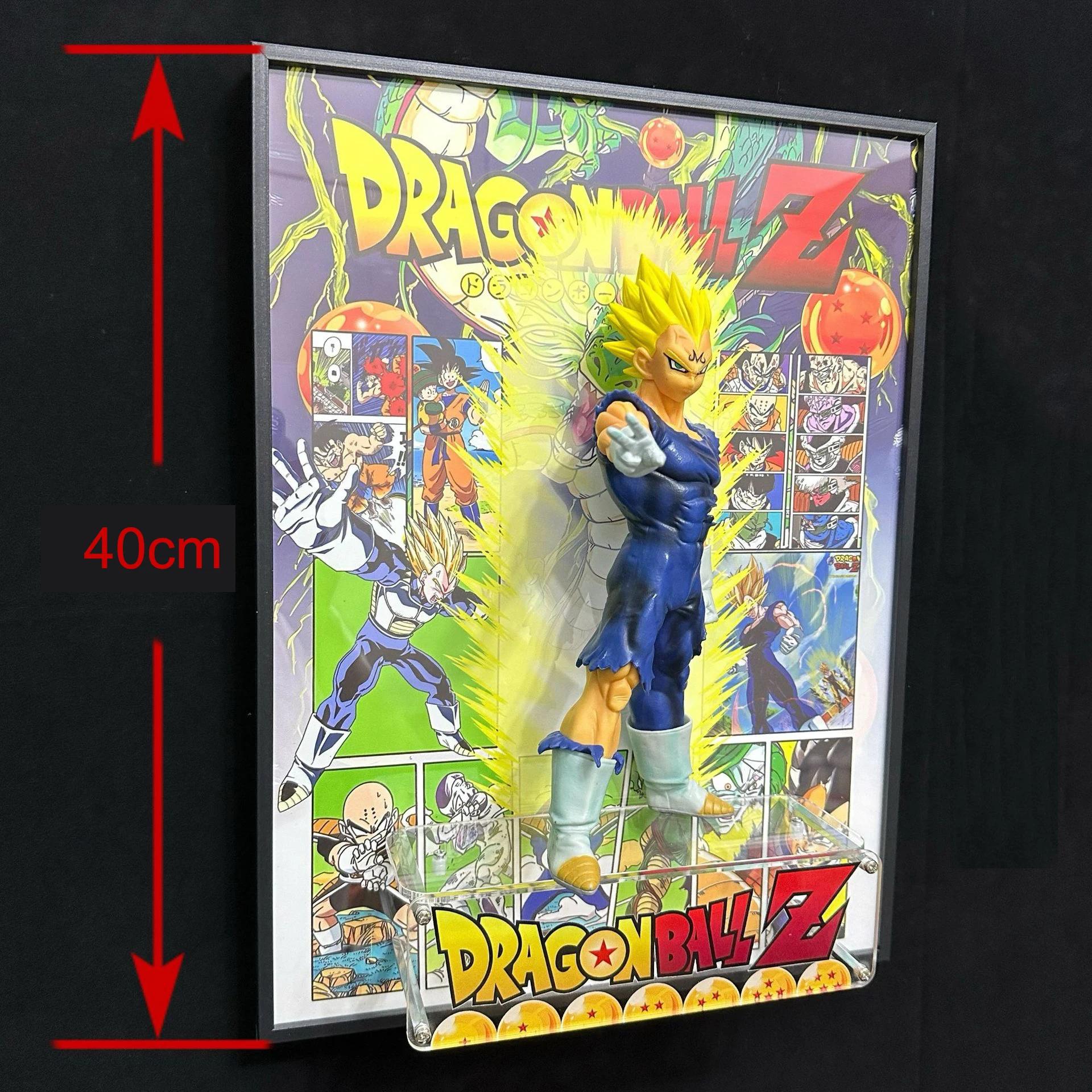 40*30CM Dragon Ball Vegeta Goku Anime Figure Art Poster Painting HD Quality Wall Art Retro Posters Decorative Paintings For Home