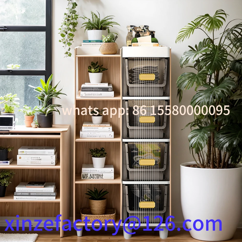 

Customizable Narrow Toilet Storage Cabinet 4/5 Tier Waterproof Corner Shelf Closestool Crevice Rack Toilet Side
