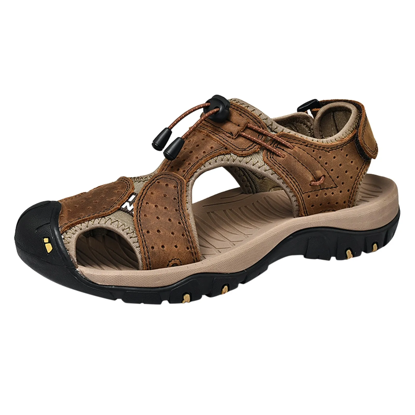 Men Sport Sandals Summer Beach Slides Shoes Outdoor Hiking Thong Flip Flops Sandals Wading Shoes Mens Closed Toe Sandals Size 12