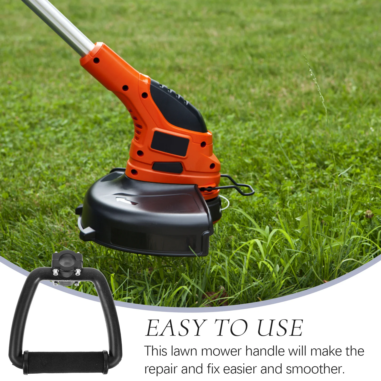 

Lawn Mower Handle Replacement Practical Sponge Grip Brush Cutter Handle for Trimmer Edger Parts Lawn Mower Parts