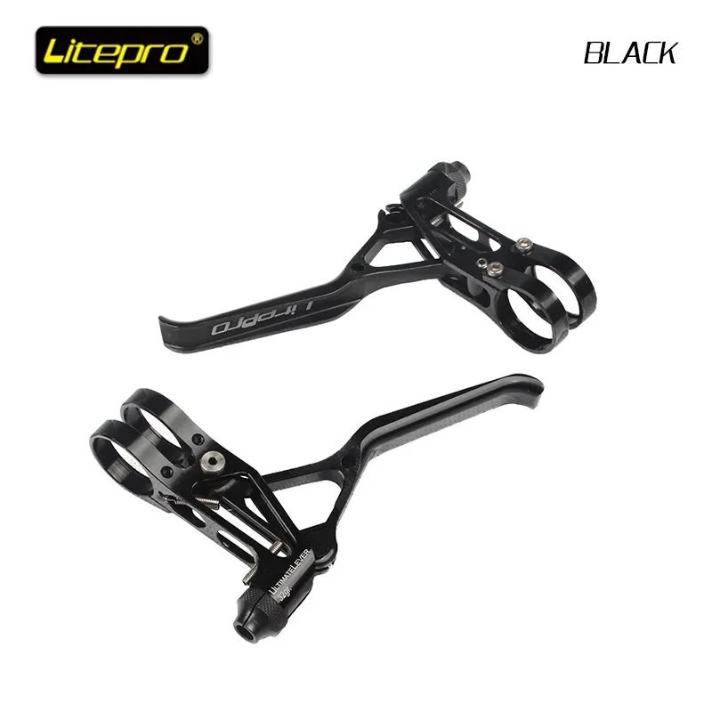 LP Litepro folding bicycle brake lever ultralight CNC 64g folding bike road bike small wheel V brake lever high quality