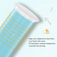 ABBZ-Sausage Machine Egg Roll Maker Electric Automatic Rising DIY Household Cooking Tool Egg Cup Omelette Master EU Plug