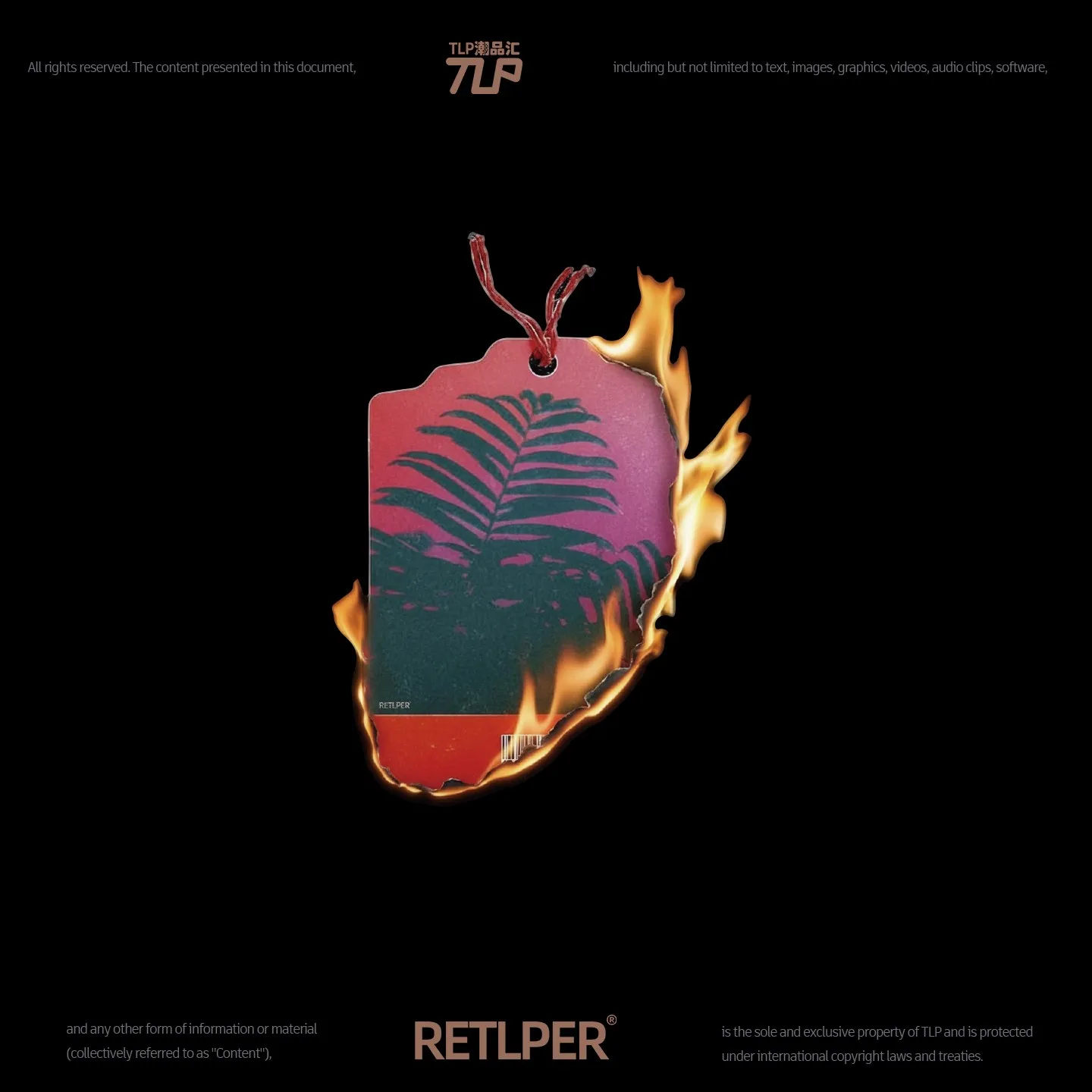 Retlper Hollow-Out Car Sticker Original Design Mountain Green Blue Flames Reflecting Sky Red Flame Waterproof for Car/Moto
