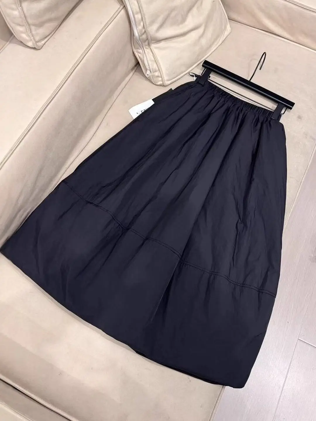 

High-End plus Size Women's Faionable Skirt Large Swing Midi Skirt Slimming A-Line Skirt Commute Sle mid Waist Thiened W...