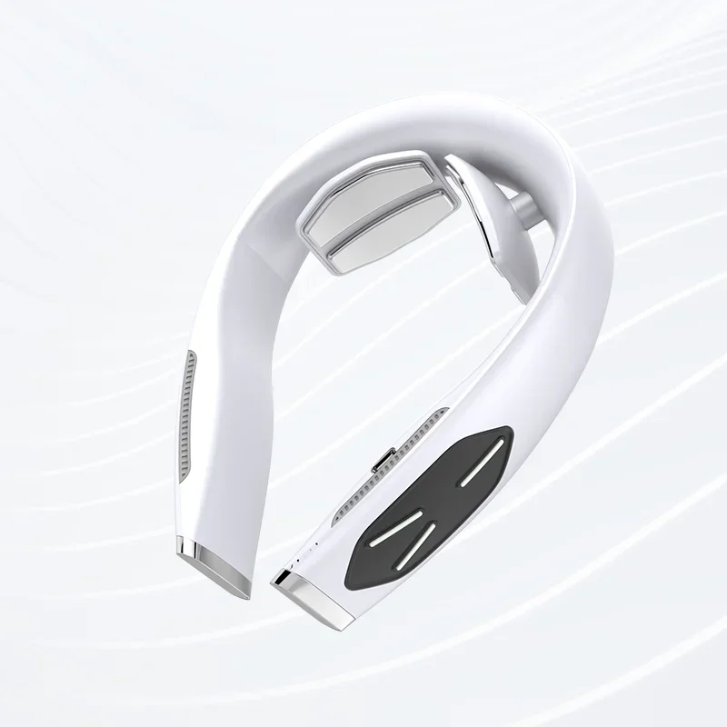 New Traveling Portable Electric Pulse Intelligent Kneading Mini Neck Massager Wireless Machine Device With Heating