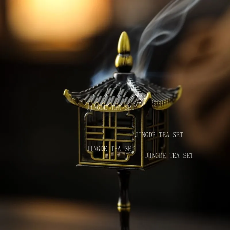 

Китайский дворцовый фонарь, курильница, бытовая курильница из сплава с высокими ножками, офисная курильница из агарового дерева