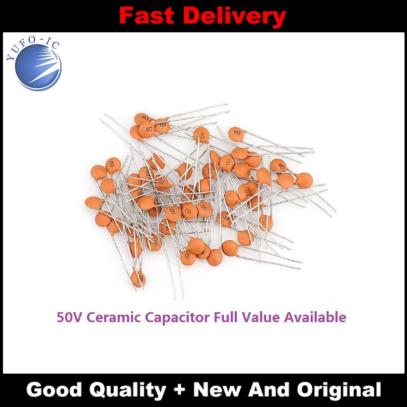 Free Ship One Lot 200pcs  22PF 50V 22  Hight Quality Ceramic Disc Capacitors