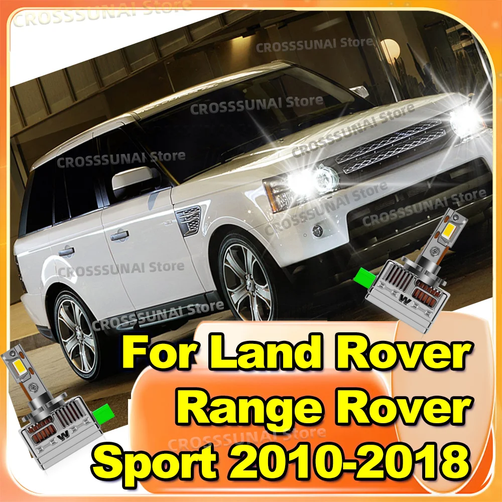 

50000LM светодиодные фары Canbus, автомобильные ксеноновые лампы, обновление для Land Rover Range Rover Sport 2010-2018 2012 2013 2014 2015 2016 17