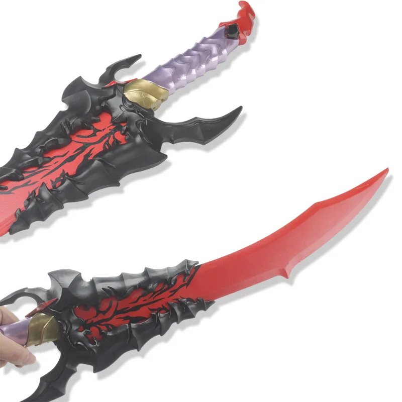 Nowy Model 2025 Gorąca Gra Mobilna Solo Przebranie Broń Bambusowa Drewniany Miecz Rekwizyty Cosplay Miecze Nie Ostre Prezent na Boże Narodzenie