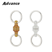Transparent Plastic Keychain Buckle Resin Key Waist Ring Outdoor Tool EDC