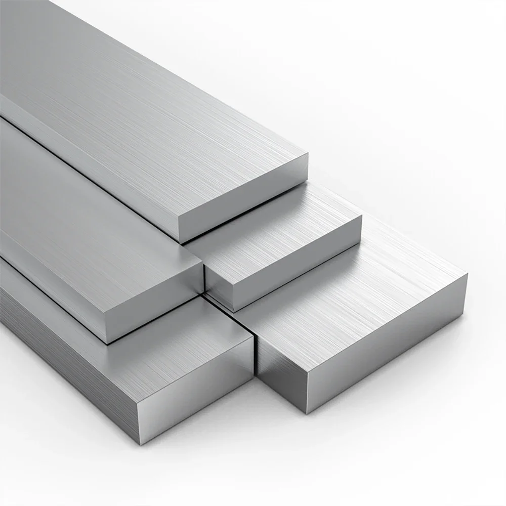 1Pc 6061 L=500mm Aluminum Alloy Flat Bar Solid Metal Strip Industrial DIY Model Hardware Parts Thick 1mm-4.5mm Width 3.2mm-120mm